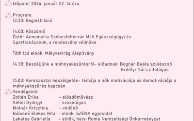 Tabuk nélkül a méhnyakszűrésről – előadás és kiállítás a Városházán
