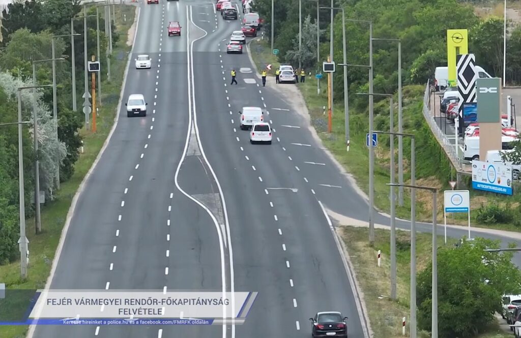 Komplex közúti ellenőrzési akció – drónt is használtak a rendőrök