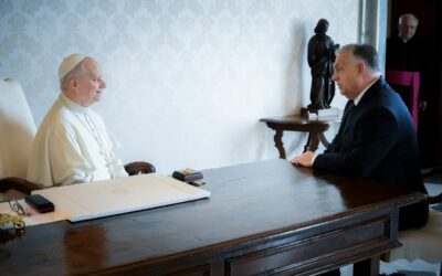 Miniszterelnöki látogatás a pápánál a béke jegyében