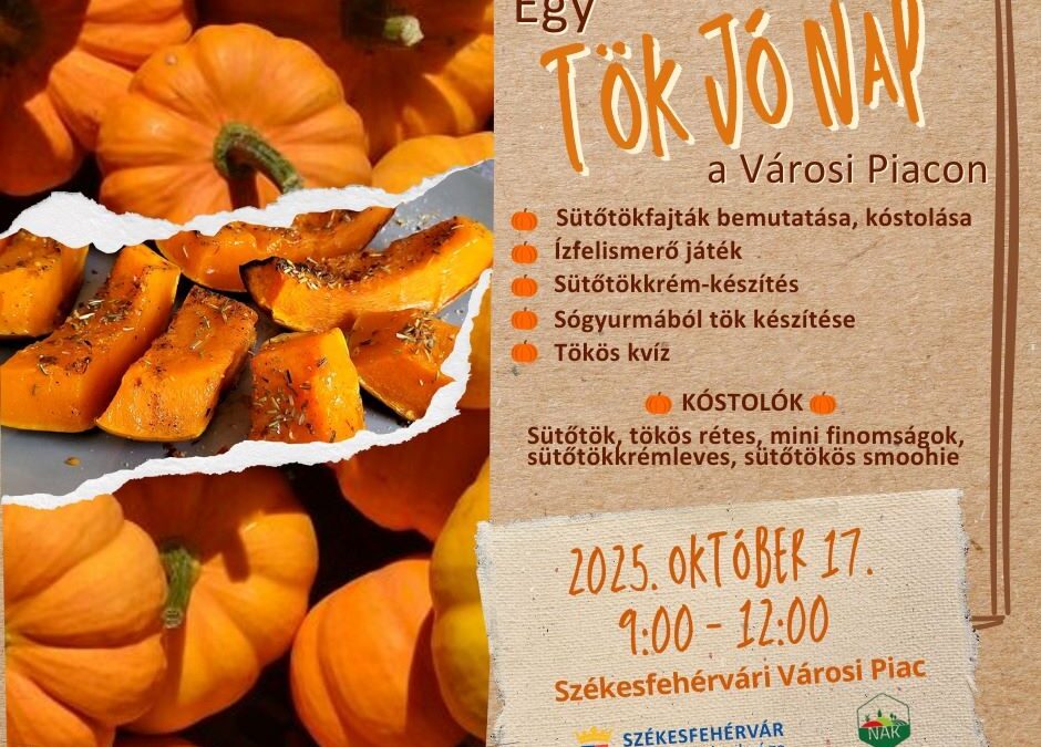 TÖK jó nap! Pénteken minden formában „tökölnek” a piacon