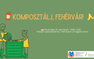 „Komposztálj, Fehérvár!” – ingyenes program indul a Vörösmarty Mihály Könyvtárban