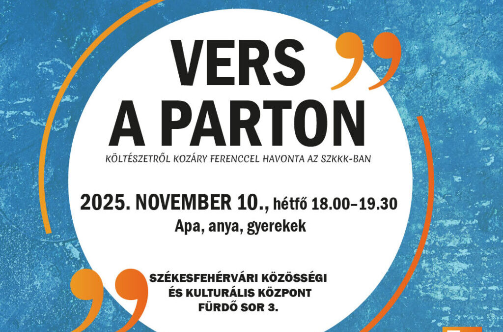 Hétfőn ismét Vers a parton!
