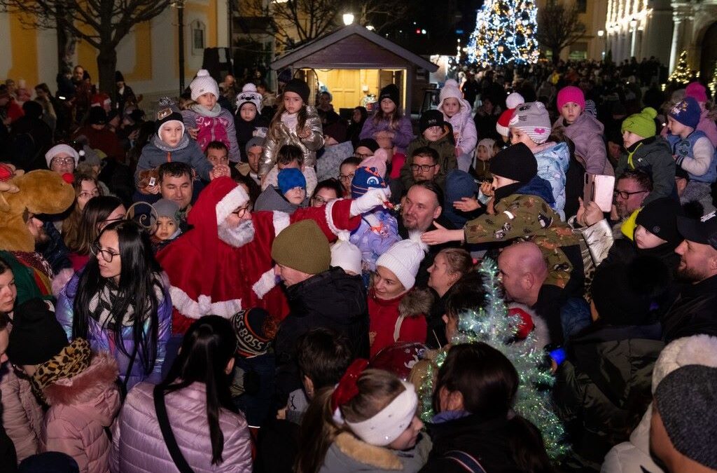 Télapó itt volt idén is a Belvárosban