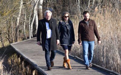 Államtitkári vizit a Sóstón a Kócsag-toronytól a Vadvédelmi Központiig