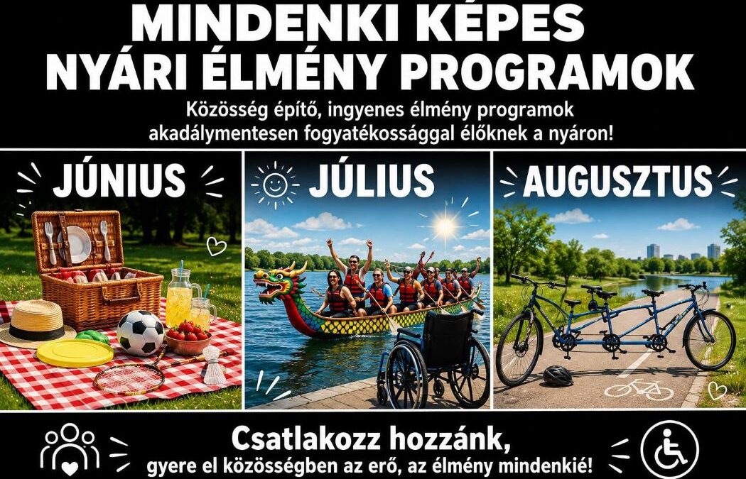 Meghirdette nyári programjait a Mindenki Képes Egyesület
